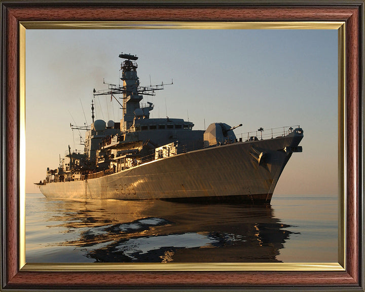 HMS Marlborough F233 Royal Navy type 23 Frigate Photo Print or Framed Print - Hampshire Prints