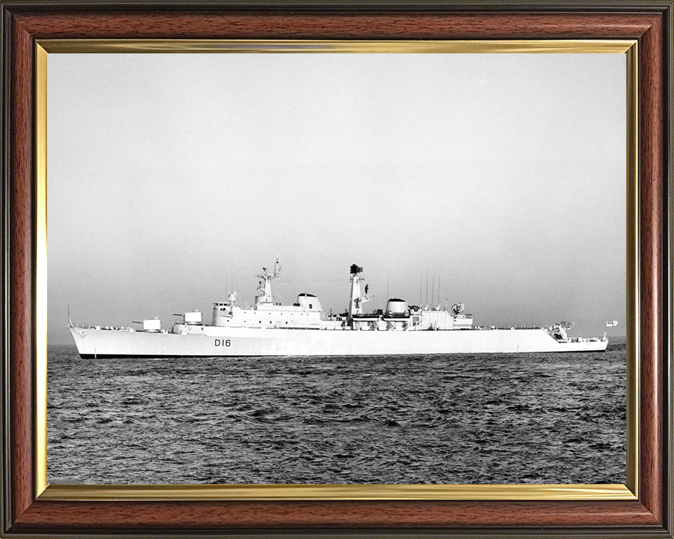 HMS London D16 Royal Navy County class destroyer Photo Print or Framed Print - Hampshire Prints