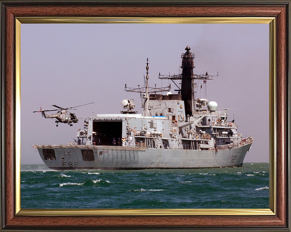 HMS Somerset F82 Royal Navy type 23 Frigate Photo Print or Framed Print - Hampshire Prints