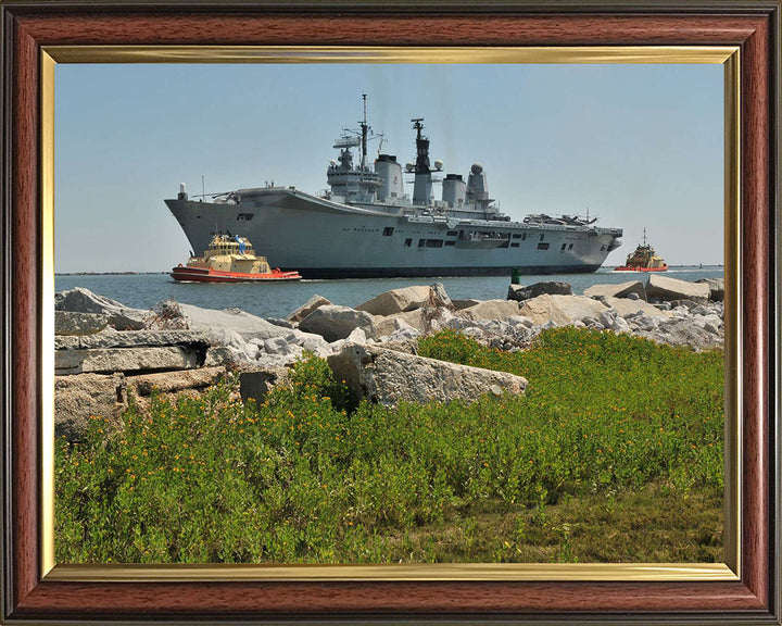 HMS Ark Royal R07 Royal Navy Invincible class aircraft Carrier Photo Print or Framed Print - Hampshire Prints