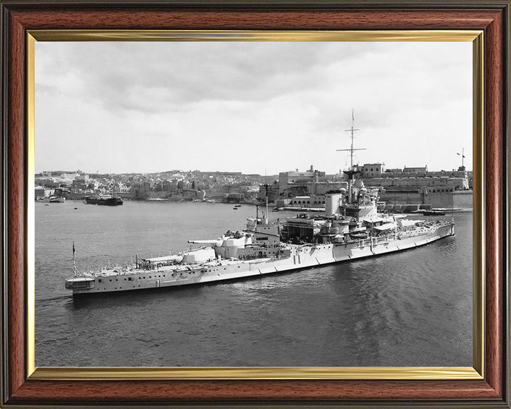 HMS Warspite (03) Royal Navy Queen Elizabeth class battleship Photo Print or Framed Print - Hampshire Prints