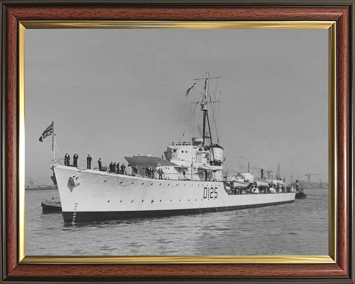 HMS Nepal D125 Royal Navy N class destroyer Photo Print or Framed Print - Hampshire Prints