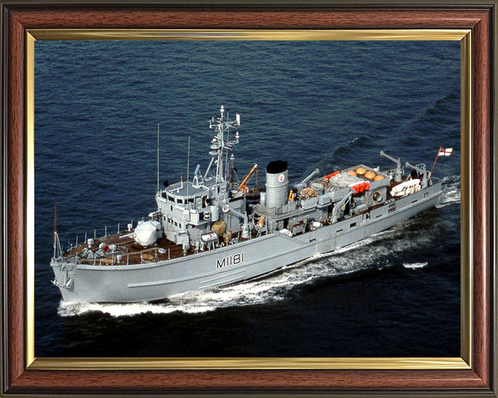 HMS Sheraton M1181 Royal Navy Ton Class Minesweeper Photo Print or Framed Photo Print - Hampshire Prints