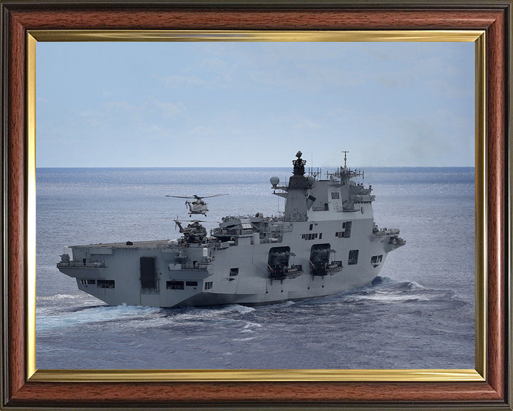 HMS Ocean L12 Royal Navy helicopter carrier Photo Print or Framed Print - Hampshire Prints