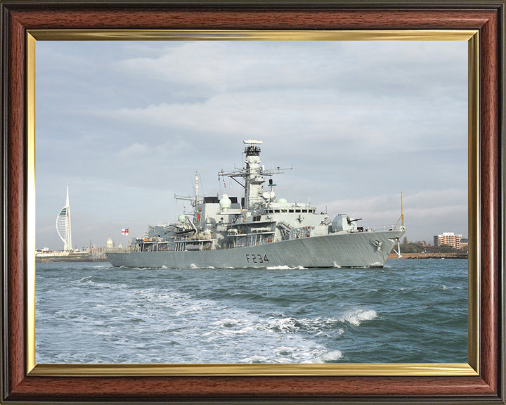 HMS Iron Duke F234 Royal Navy Type 23 frigate Photo Print or Framed Print - Hampshire Prints