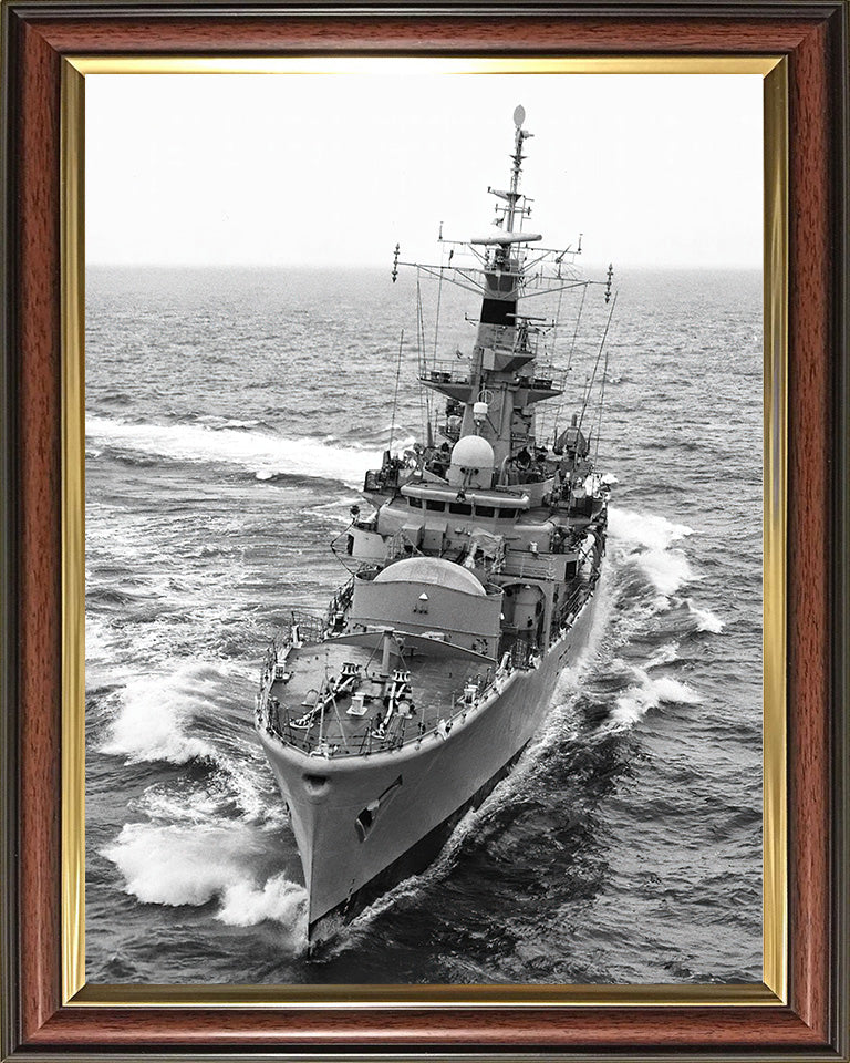 HMS Naiad F39 Royal Navy Leander class frigate Photo Print or Framed Photo Print - Hampshire Prints