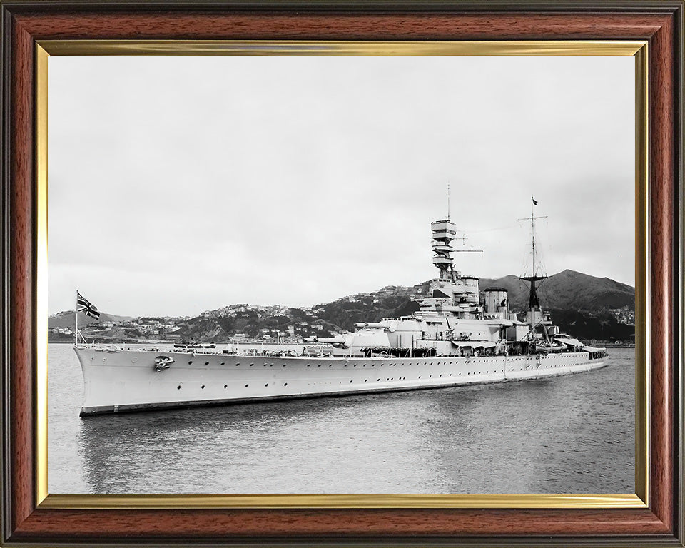 HMS Renown (1916) Royal Navy Renown class battlecruiser Photo Print or Framed Print - Hampshire Prints