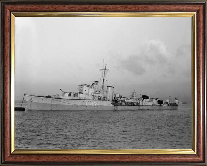 HMS Blackmore L43 Royal Navy Hunt class escort destroyer Photo Print or Framed Print - Hampshire Prints