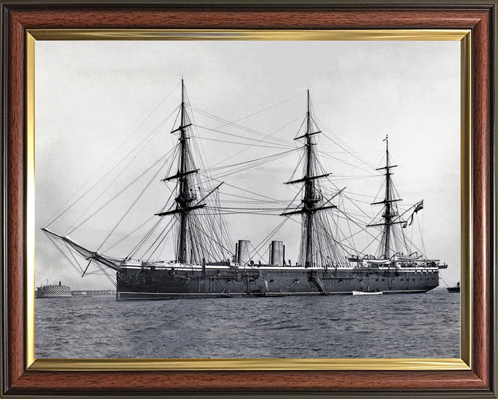 HMS Raleigh 1873 Royal Navy unarmed Frigate Photo Print or Framed Print - Hampshire Prints