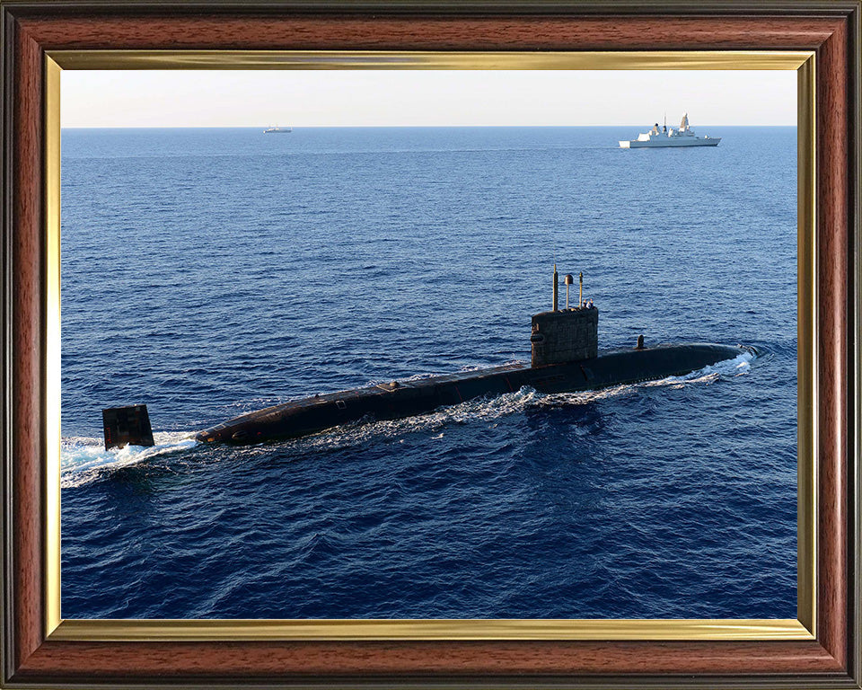 HMS Talent S92 Royal Navy Trafalgar class Submarine Photo Print or Framed Print - Hampshire Prints