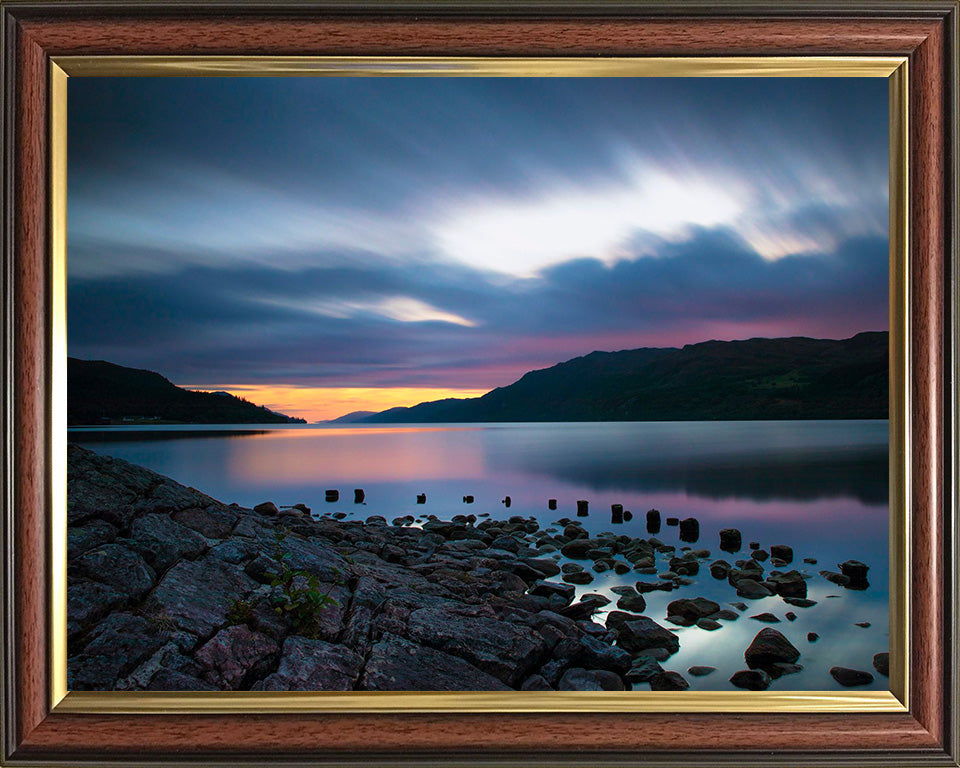 Loch Ness Scotland at sunset Photo Print - Canvas - Framed Photo Print - Hampshire Prints