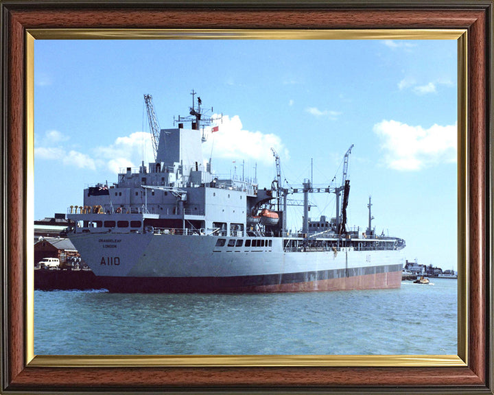 RFA Orangeleaf A110 Royal Fleet Auxiliary Leaf class support tanker Photo Print or Framed Print - Hampshire Prints