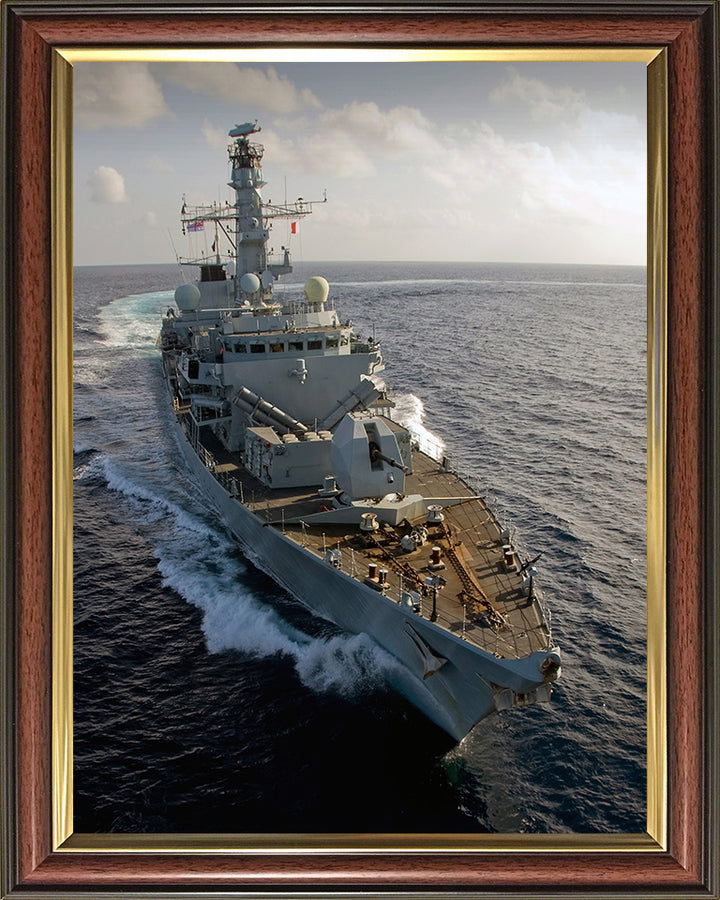 HMS Monmouth F235 Royal Navy type 23 Frigate Photo Print or Framed Print - Hampshire Prints