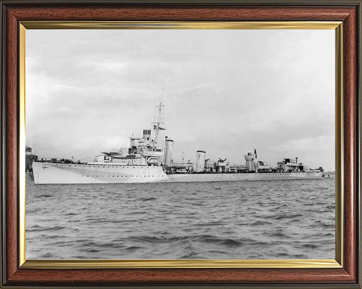 HMS Walpole I41 (D41) Royal Navy W class destroyer Photo Print or Framed Print - Hampshire Prints