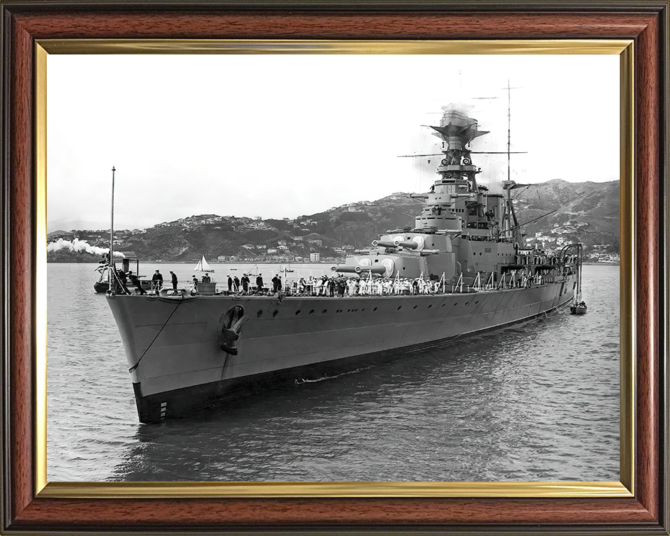 HMS Hood (51) Royal Navy Admiral class battlecruiser Photo Print or Framed Print - Hampshire Prints