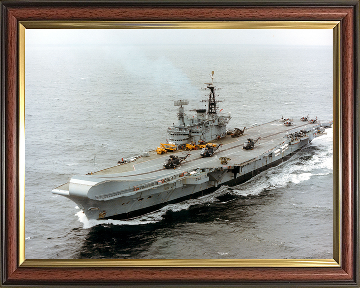 HMS Hermes R12 | Photo Print | Framed Print | Centaur Class | Aircraft Carrier | Royal Navy