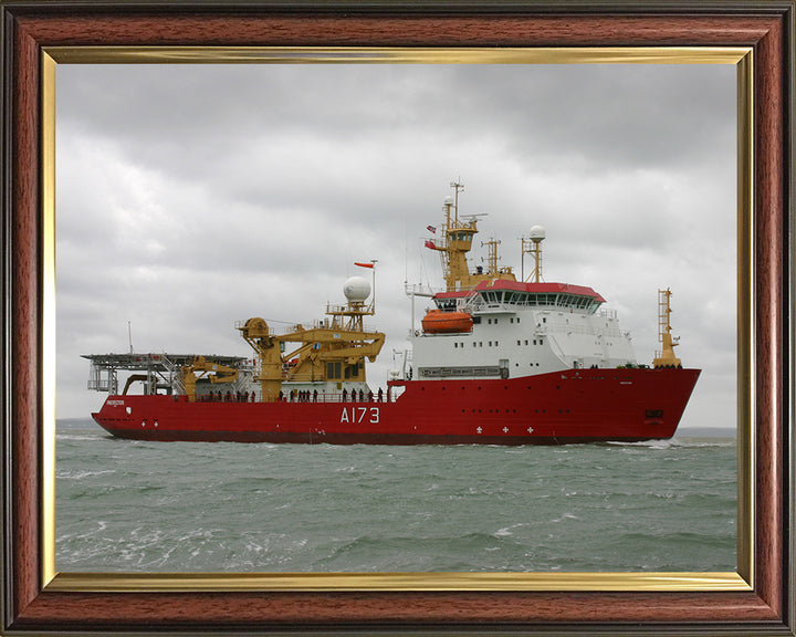 HMS Protector A173 Royal Navy Ice Patrol Ship Photo Print or Framed Print - Hampshire Prints