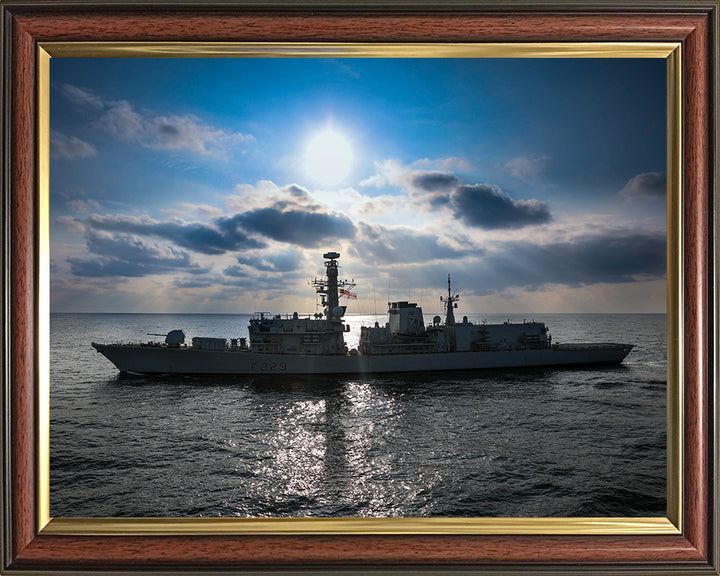 HMS Lancaster F229 Royal Navy Type 23 frigate Photo Print or Framed Print - Hampshire Prints