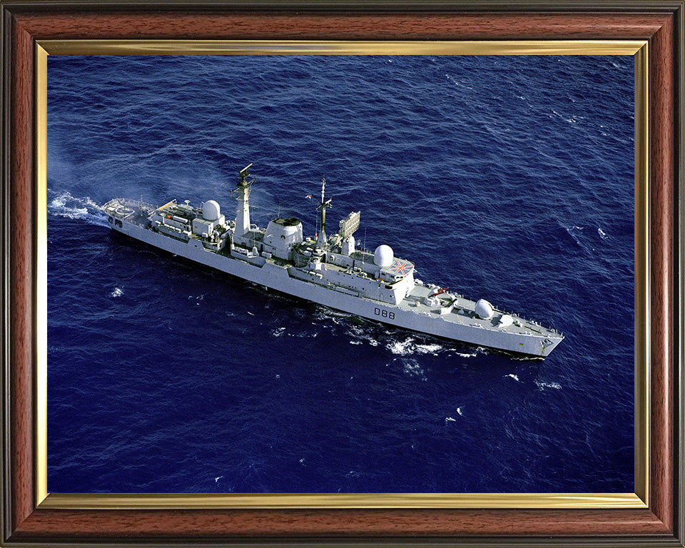 HMS Glasgow D88 Royal Navy Type 42 Destroyer Photo Print or Framed Print - Hampshire Prints