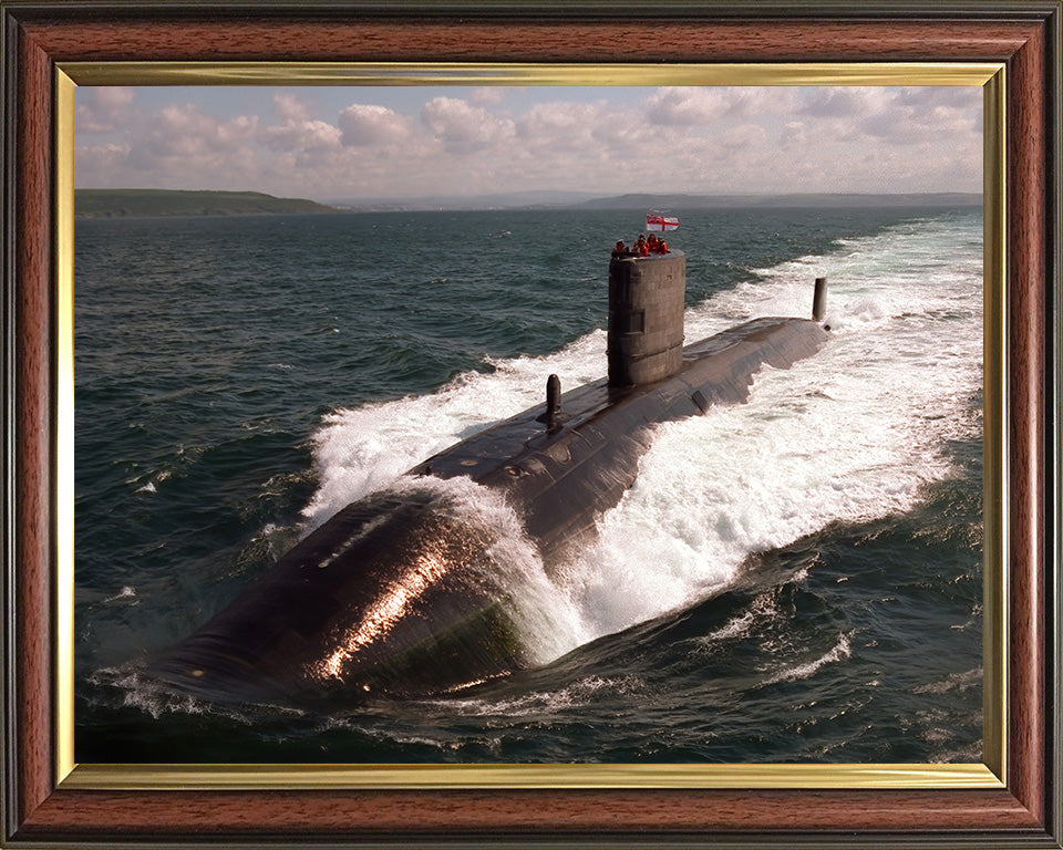 HMS Turbulent S87 Royal Navy Trafalgar class Submarine Photo Print or Framed Print - Hampshire Prints