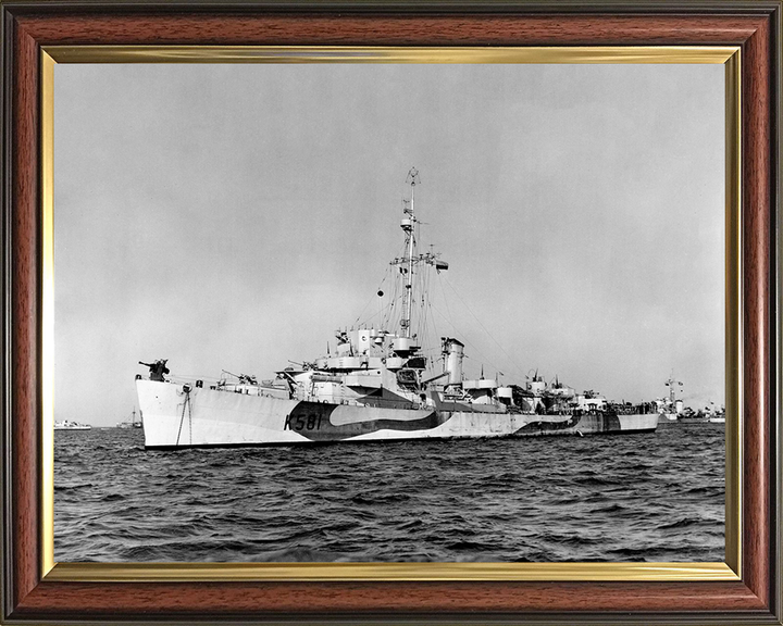 HMS Holmes K581 Royal Navy Captain class frigate Photo Print or Framed Print - Hampshire Prints