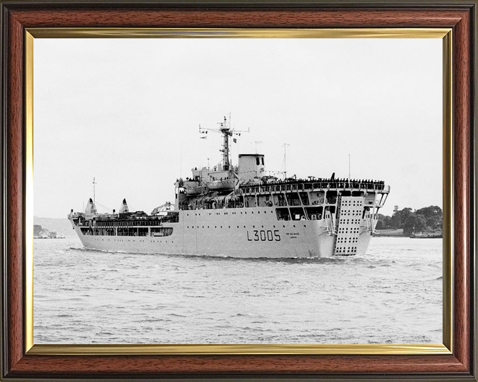 RFA Sir Galahad L3005 Royal Fleet Auxiliary Round Table class ship Photo Print or Framed Print - Hampshire Prints