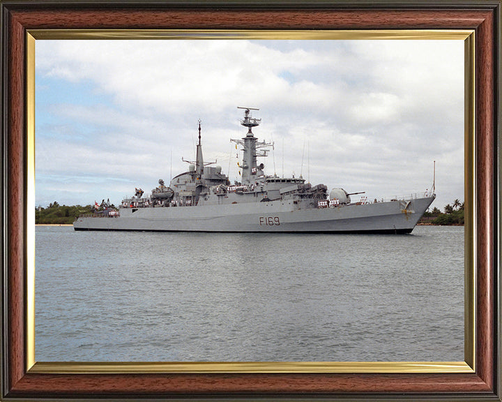 HMS Amazon F169 Royal Navy type 21 Frigate Photo Print or Framed Print - Hampshire Prints