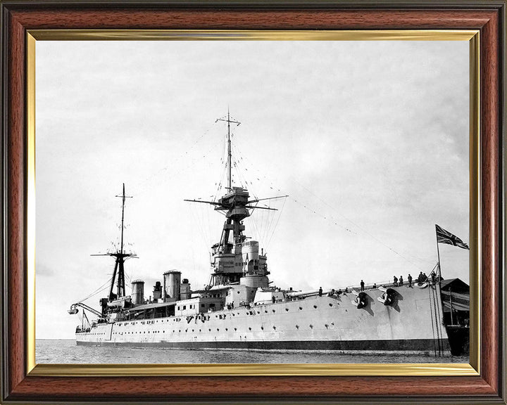 HMS New Zealand (1911) Royal Navy Indefatigable class battlecruiser Photo Print or Framed Photo Print - Hampshire Prints