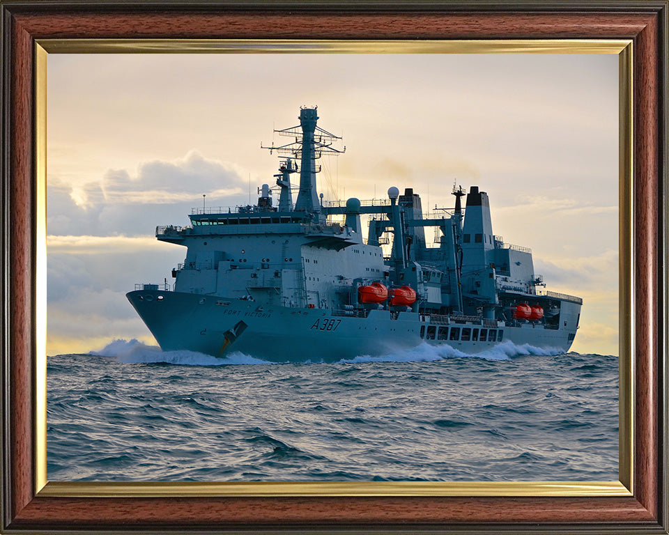 RFA Fort Victoria A387 Royal Fleet Auxiliary Fort class tanker Photo Print or Framed Print - Hampshire Prints