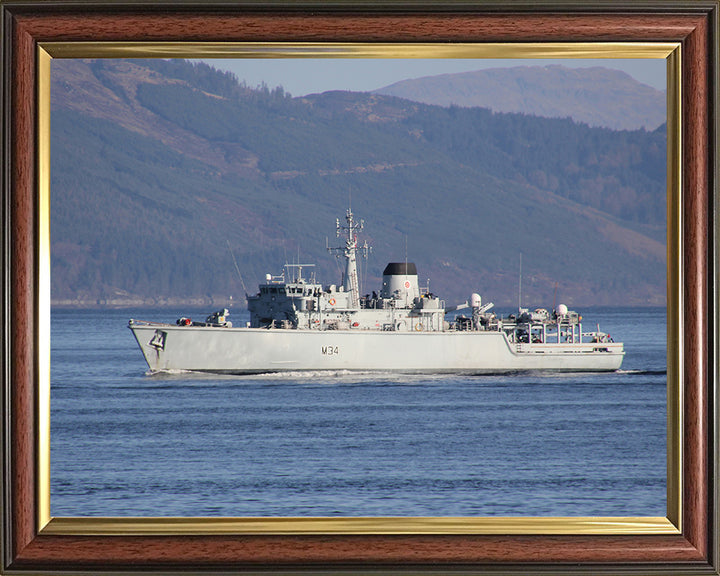 HMS Middleton M34 Royal Navy Hunt class mine countermeasures vessel Photo Print or Framed Photo Print - Hampshire Prints