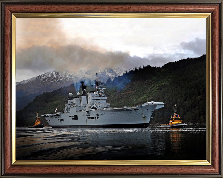 HMS Illustrious R06 | Photo Print | Framed Print | Invincible Class | Aircraft Carrier | Royal Navy - Hampshire Prints