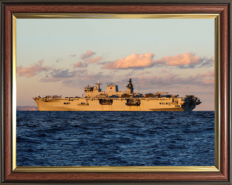 HMS Ocean L12 Royal Navy helicopter carrier Photo Print or Framed Print - Hampshire Prints