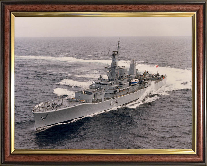 HMS Leander F109 Royal Navy Leander Class Frigate Photo Print or Framed Print - Hampshire Prints