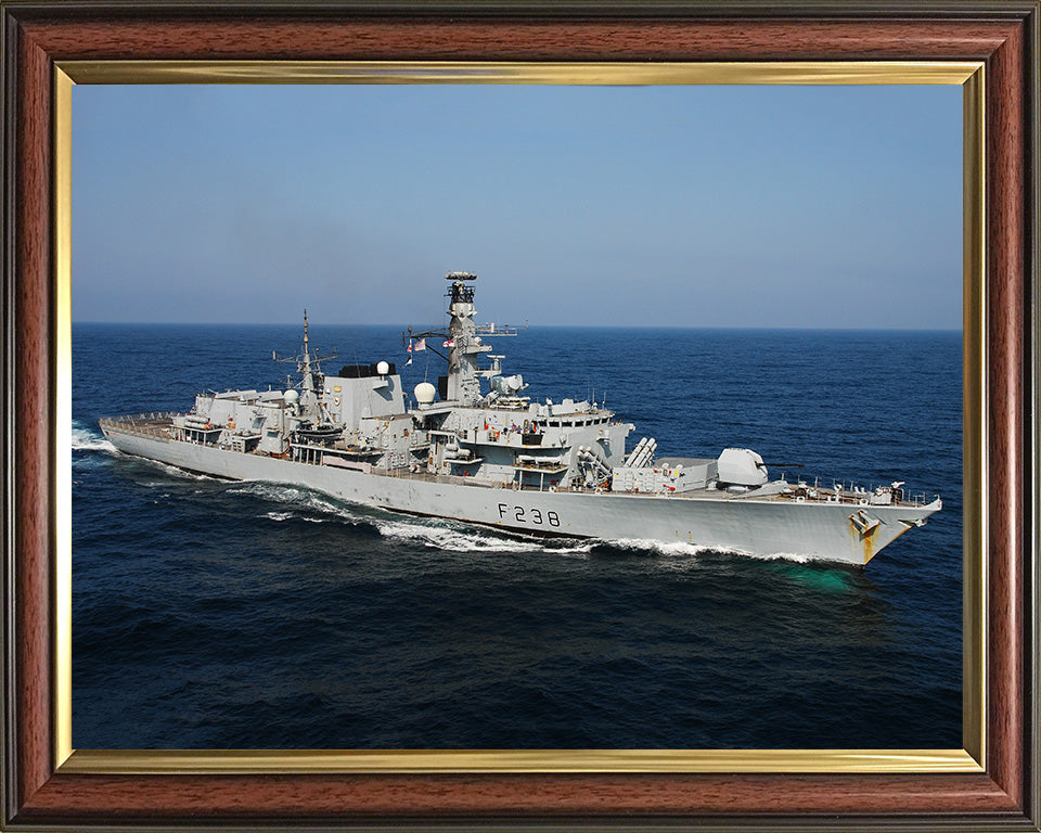 HMS Northumberland F238 Royal Navy Type 23 frigate Photo Print or Framed Photo Print - Hampshire Prints