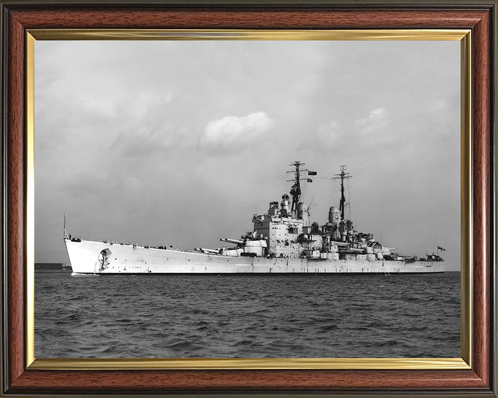 HMS Vanguard (23) Royal Navy fast battleship Photo Print or Framed Print - Hampshire Prints