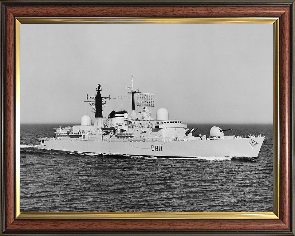 HMS Sheffield D80 Royal Navy Type 42 destroyer Photo Print or Framed Print - Hampshire Prints