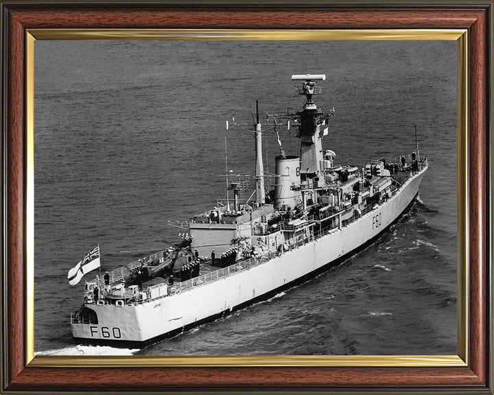 HMS Jupiter F60 Royal Navy Leander class frigate Photo Print or Framed Print - Hampshire Prints