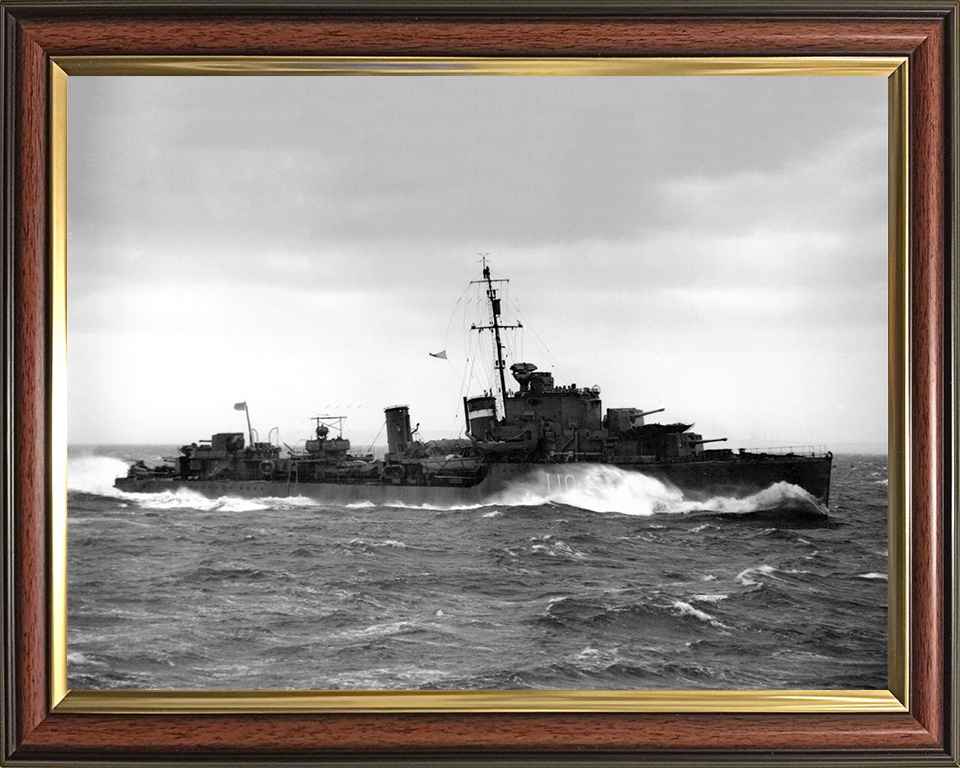 HMS Intrepid D10 Royal Navy I class Destroyer Photo Print or Framed Print - Hampshire Prints