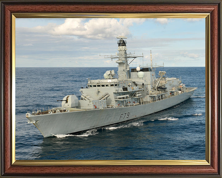 HMS Portland F79 Royal Navy Type 23 frigate Photo Print or Framed Print - Hampshire Prints