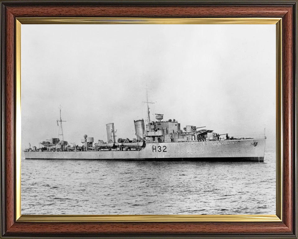 HMS Havant H32 Royal Navy H class Destroyer Photo Print or Framed Print - Hampshire Prints