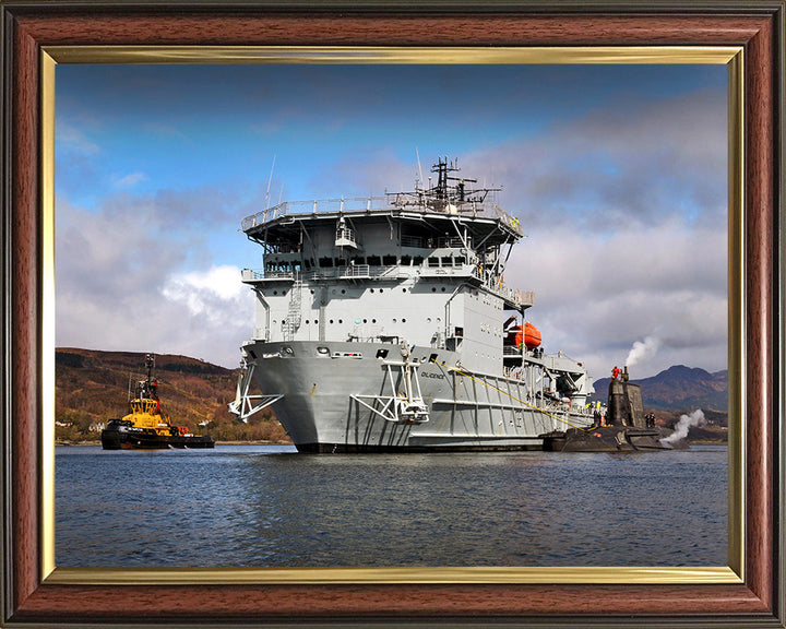 RFA Diligence A132 Royal Fleet Auxiliary forward repair ship Photo Print or Framed Print - Hampshire Prints