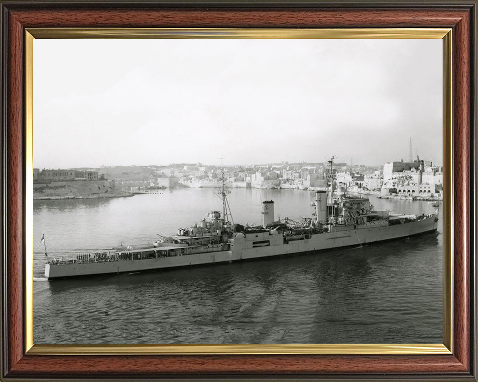 HMS Superb (25) Royal Navy Minotaur class light cruiser Photo Print or Framed Photo Print - Hampshire Prints