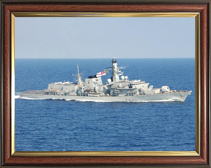 HMS Marlborough F233 Royal Navy type 23 Frigate Photo Print or Framed Print - Hampshire Prints