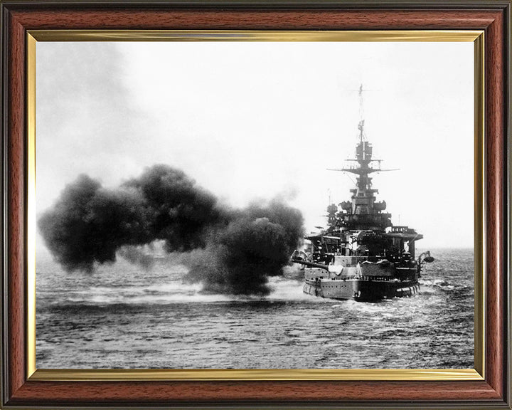 HMS Renown (1916) Royal Navy Renown class battlecruiser Photo Print or Framed Print - Hampshire Prints