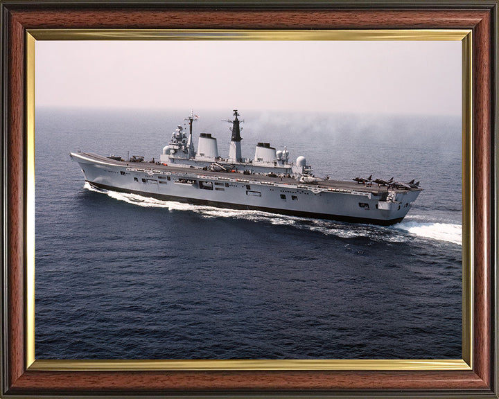 HMS Invincible R05 Royal Navy Invincible Class aircraft carrier Photo Print or Framed Print - Hampshire Prints