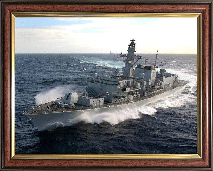 HMS Marlborough F233 Royal Navy type 23 Frigate Photo Print or Framed Print - Hampshire Prints