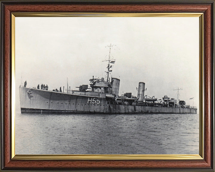 HMS Toreador H55 Royal Navy S class destroyer Photo Print or Framed Print - Hampshire Prints