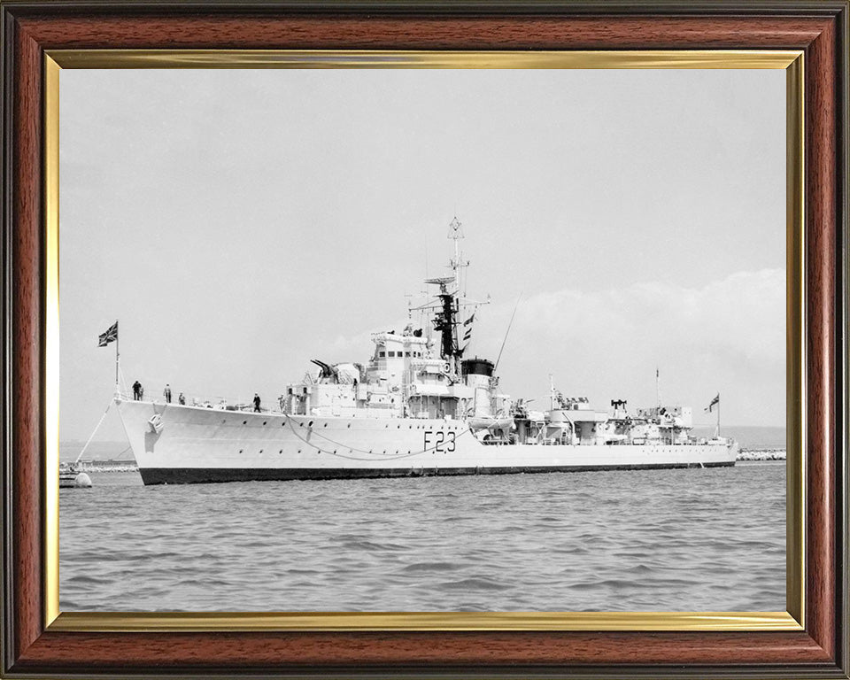 HMS Teazer F23 (R23) Royal Navy type 16 Frigate Photo Print or Framed Print - Hampshire Prints