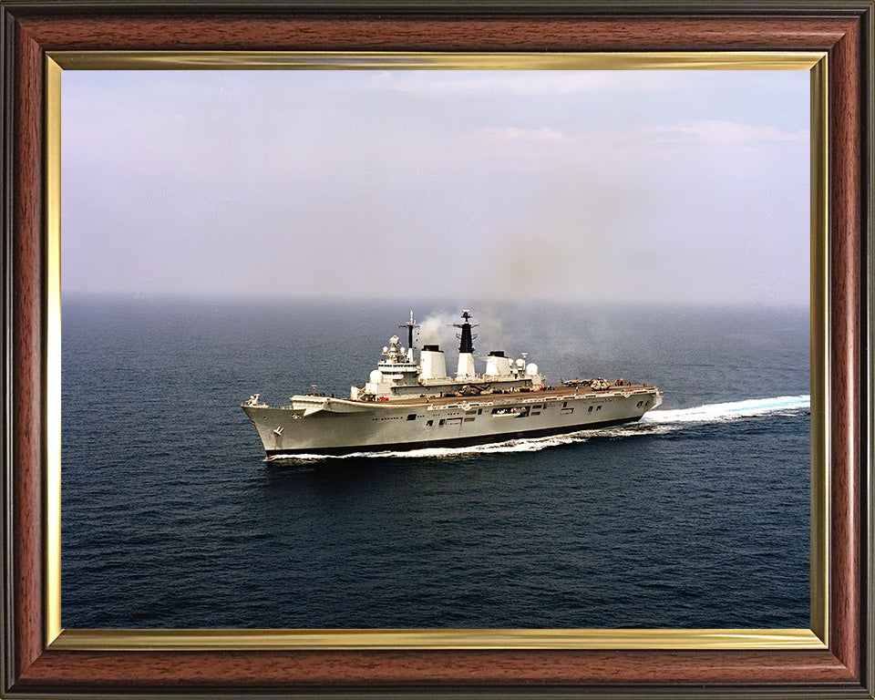 HMS Invincible R05 Royal Navy Invincible Class aircraft carrier Photo Print or Framed Print - Hampshire Prints