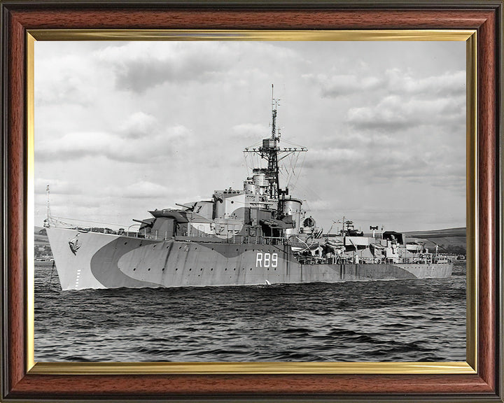 HMS Termagant R89 Royal Navy T Class destroyer Photo Print or Framed Print - Hampshire Prints